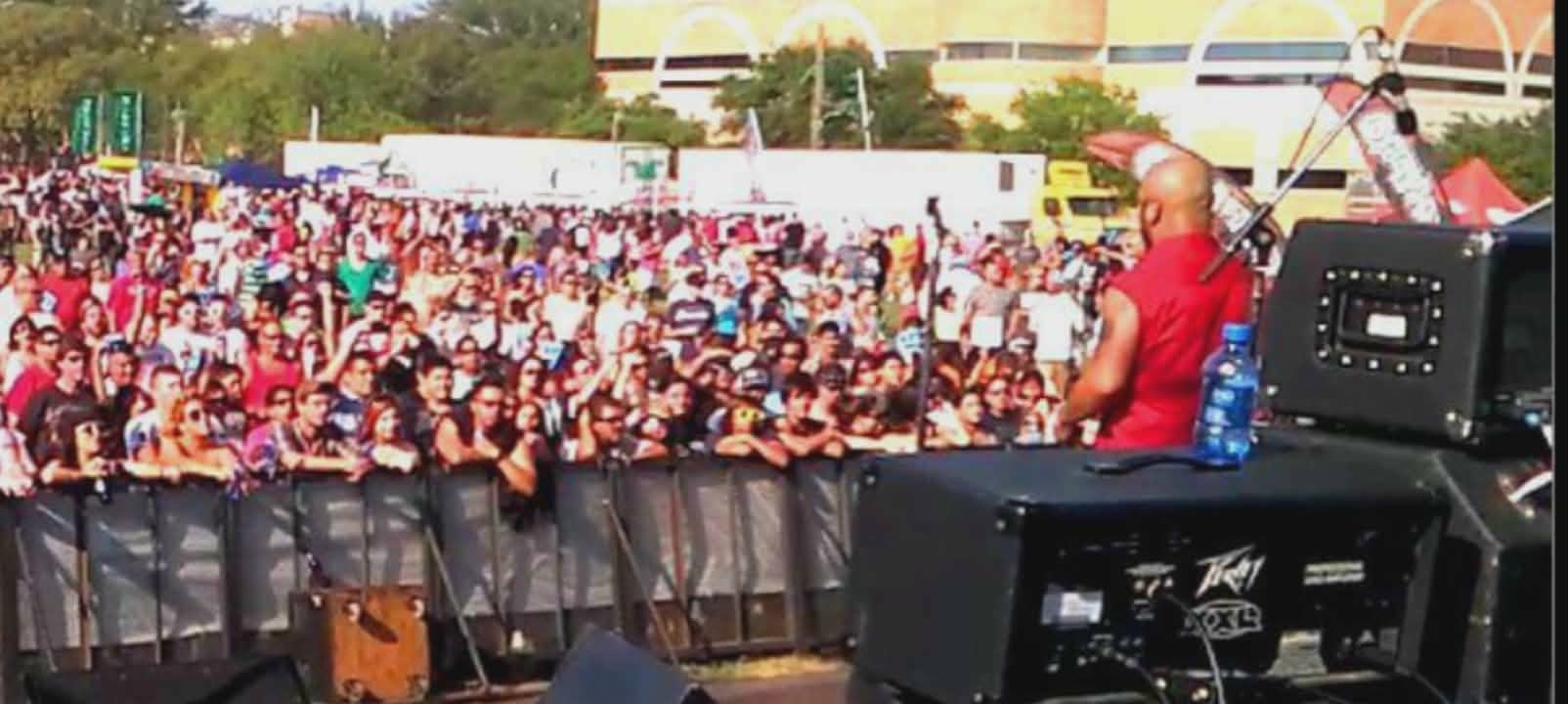 Festival crowd